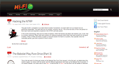 Desktop Screenshot of hifitennis.com
