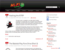 Tablet Screenshot of hifitennis.com